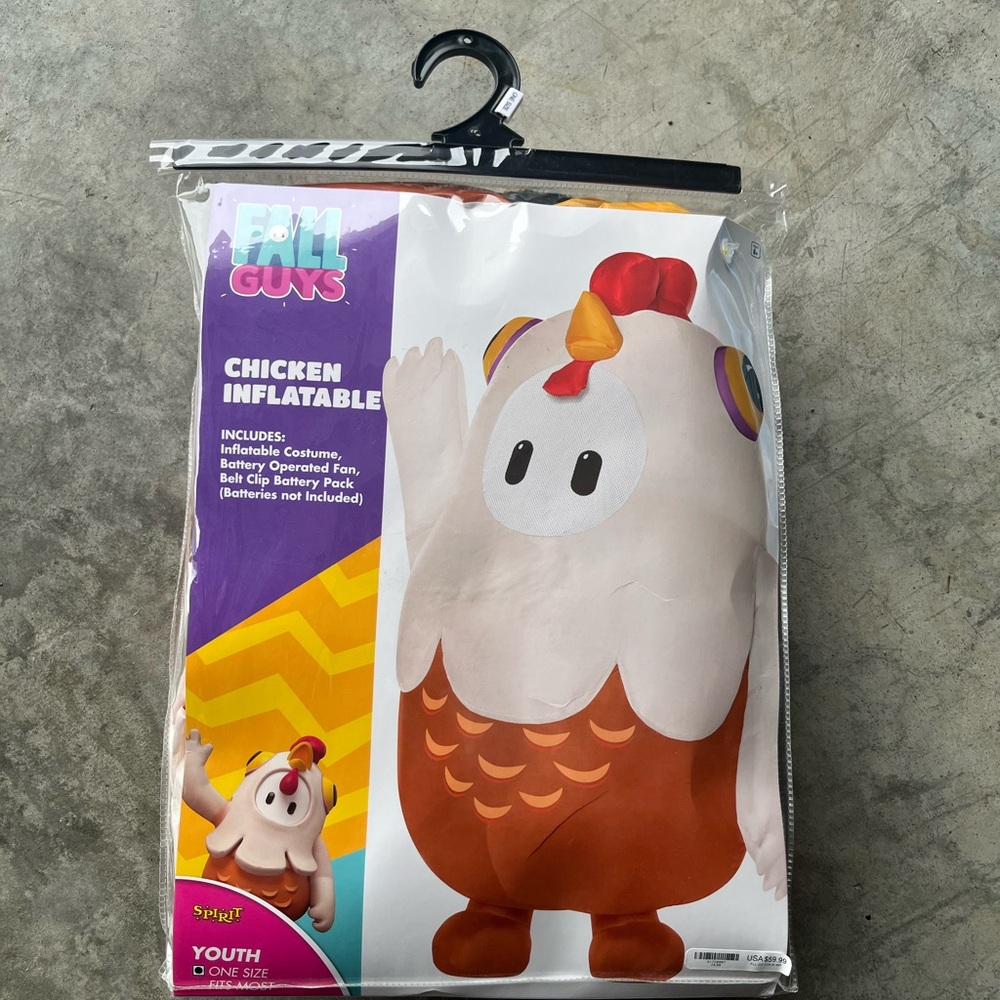 Fall Guys Chicken Inflatable Costume